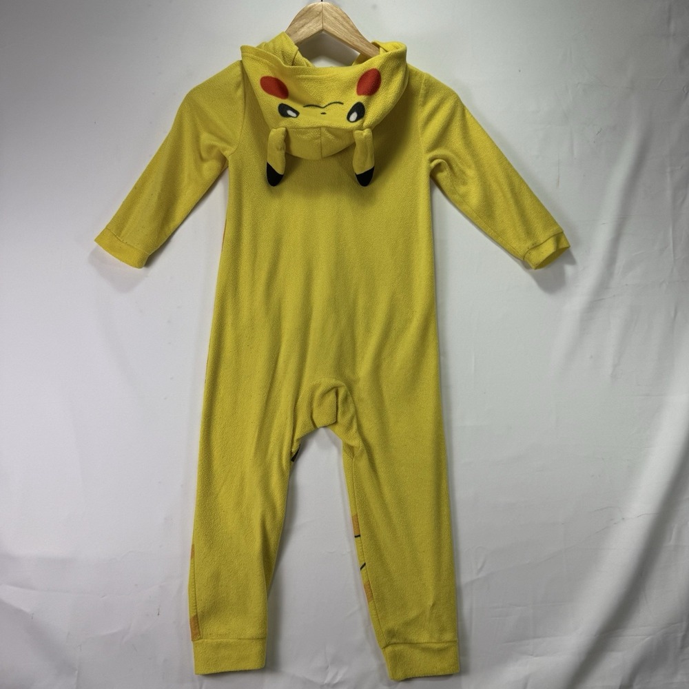 Pokemon Pikachu Unisex Kids One Piece Size XS Sleepwear Anime Cosplay Costume - Picture 2 of 9